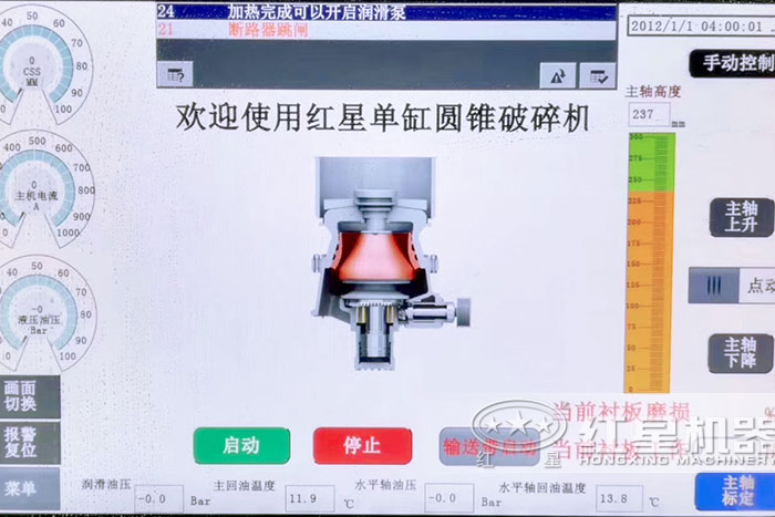 單缸圓錐破碎機操作平臺