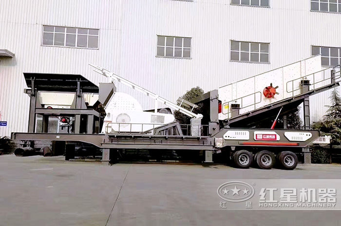 重錘破車載移動粹石機