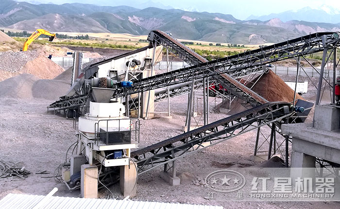 河北制沙成套生產(chǎn)線現(xiàn)場