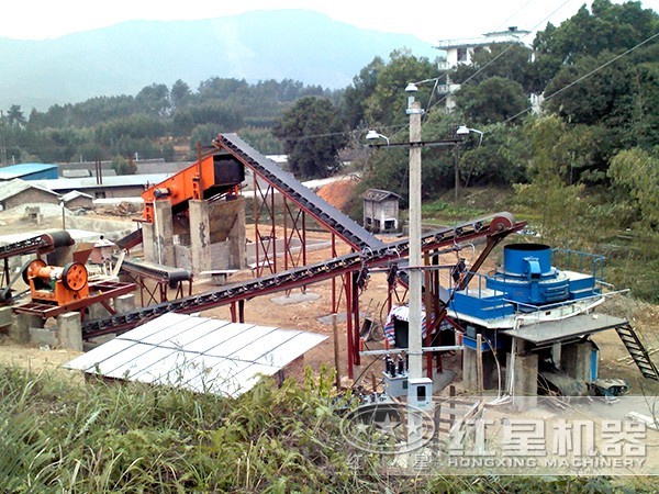 新型破碎生產線產量高