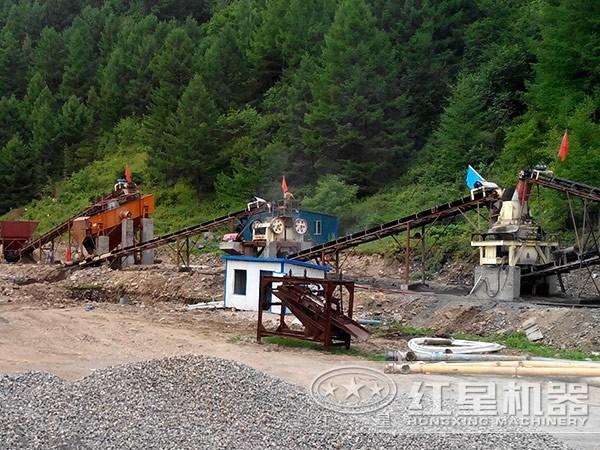 紅星砂石設備生產現(xiàn)場