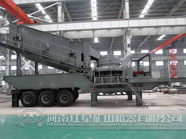 圓錐破移動(dòng)破碎站