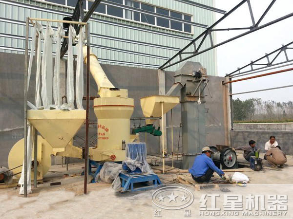 磨粉生產(chǎn)線現(xiàn)場(chǎng)圖