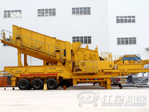 青石移動(dòng)式破碎站