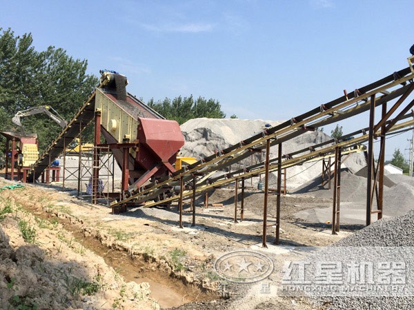 干法制砂工藝用于巖石破碎