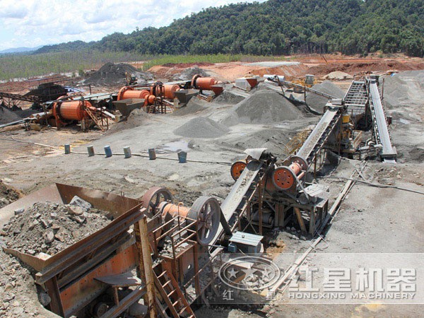 鎢礦選礦工藝現(xiàn)場