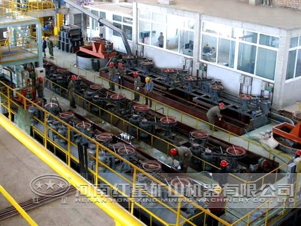 常規(guī)浮選機(jī)分選工藝