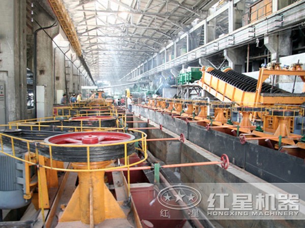 鎳礦浮選現(xiàn)場