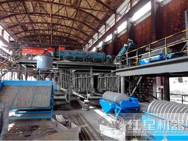 鎳礦磁選工藝現(xiàn)場