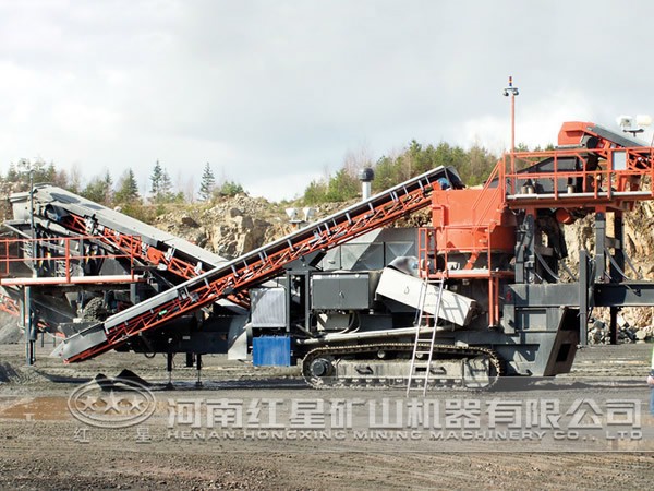 履帶式圓錐破碎移動站突出優(yōu)勢