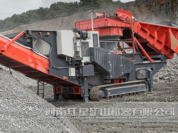 履帶式圓錐破碎移動站結(jié)構(gòu)